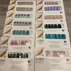 Color Street Real Nail Polish Strips bundle!